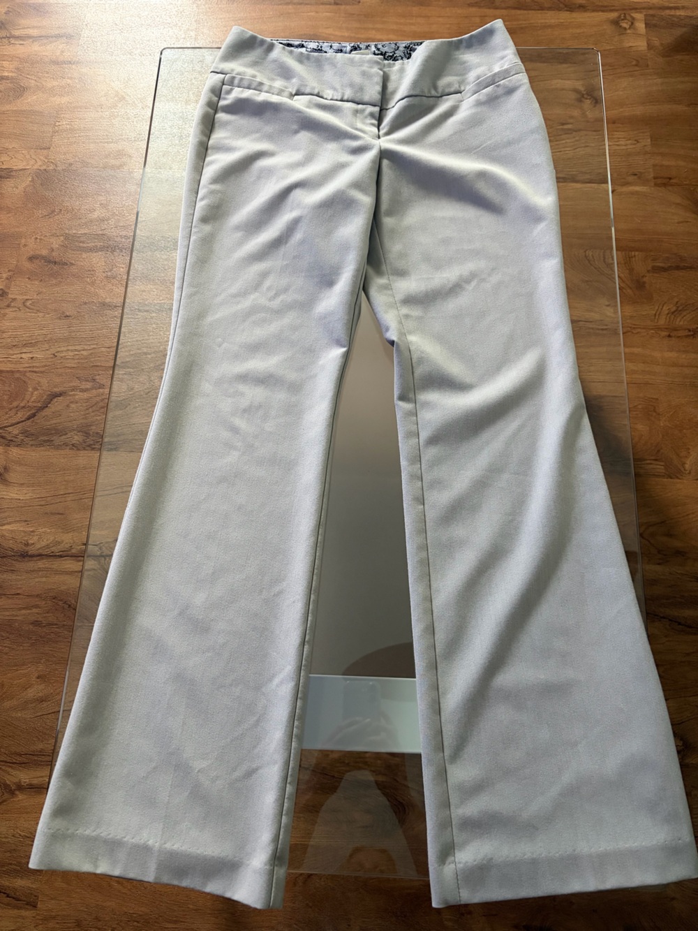 Women’s Light Gray Stretch Pants